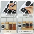 thumbnail image 3 of sixwipe 450 Pcs Chalkboard Labels, Waterproof Reusable Blackboard Stickers, Mini Decorative Chalk Labels, Reusable Chalk Label for Storage Bin, Food Container, Jars, 3 of 7