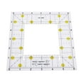 thumbnail image 2 of Patchwork Quilt Ruler Template, Patchwork Ruler, Patchwork Ruler, 6x6, 2 of 10