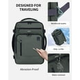 thumbnail image 4 of WANDF Travel Backpack With 16 Pockets,Airline Approved Carry on Luggage,Waterproof Personal Item Bag Fit 15.6" Laptop, Lightweight Casual Daypack for Weekender Business Hiking(Green Bag), 4 of 10