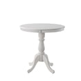 thumbnail image 3 of Contemporary Home Living Carved Circular Top Pedestal Bar Table - 36" - Driftwood Brown, 3 of 8