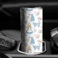 thumbnail image 3 of 20oz Princess Pattern Skinny Tumblers Stainless Steel Tumbler with Lid and Straw,Vacuum Insulated Double Wall Travel Tumbler Cups with Cleaning Brush for Coffee,Tea, 3 of 6