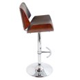 thumbnail image 2 of Tabouret de bar à hauteur réglable Santi de LumiSource en brun, 2 of 4