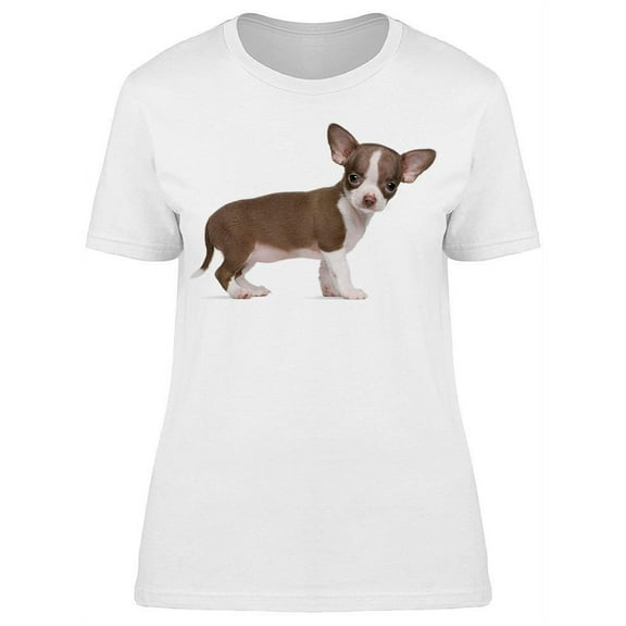 Chihuahua Puppy Posing T-Shirt Women -Image by Shutterstock, Female Large