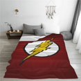 thumbnail image 4 of The Flash Throw Blanket Soft Cozy Warm College Printing Oversized Lightweight Home Decoration All Seasons For Sofa Bed Couch Bedroom, 4 of 8