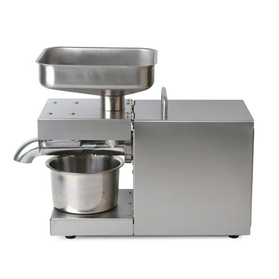 Wildnix 600W Oil Press Machine, Cold & Hot Pressing for Peanuts, Sesame, and More, 304 Stainless Steel, 95% Oil Yield, US Plug