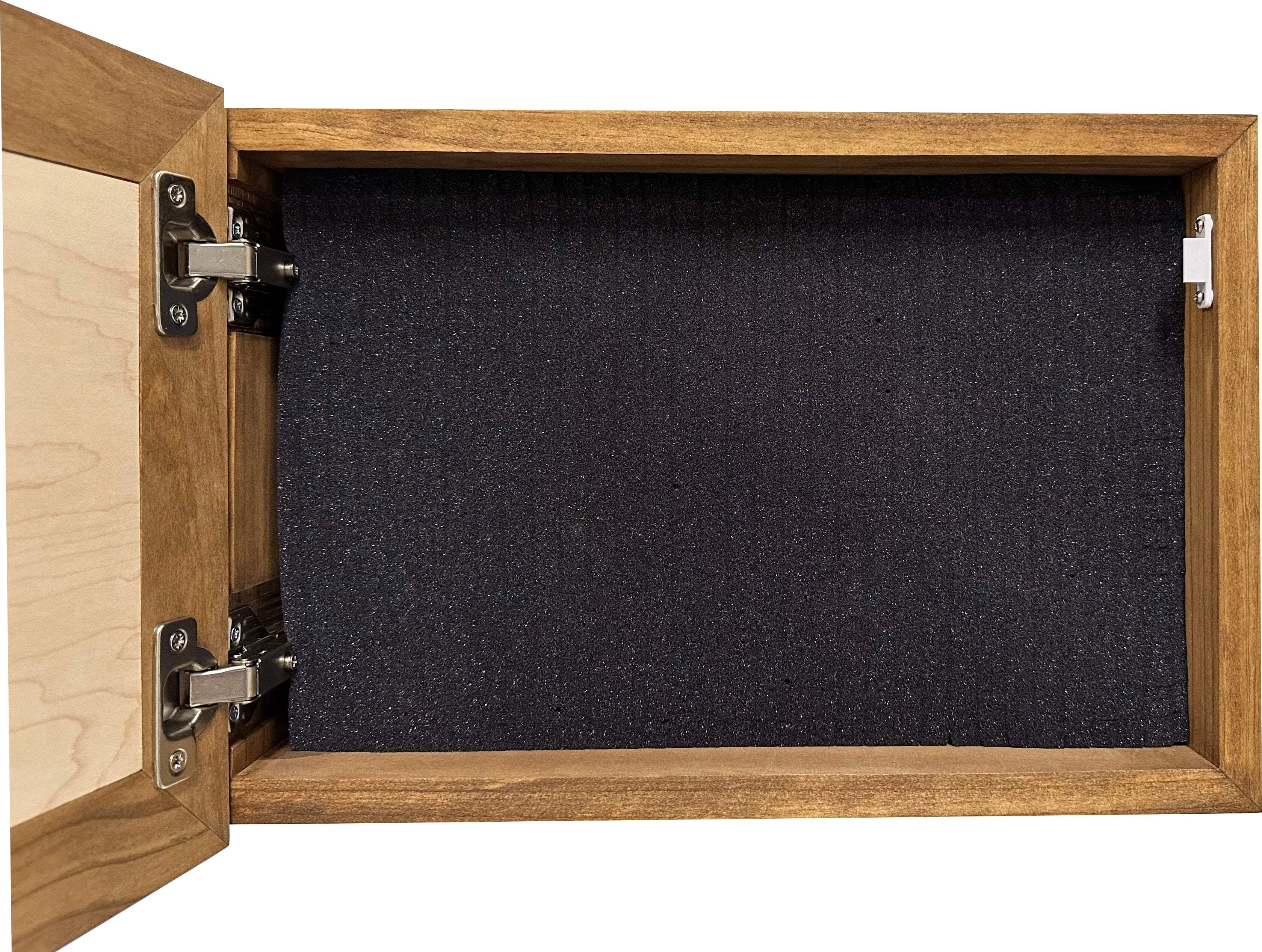 Bellewood Designs We Decided On Forever Decorative Wall-Mounted Secure Gun Cabinet