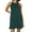 Dark Green-1, variant on QHFBli Womens 2025 Summer Chiffon Mini Dresses Sleeveless Hollow Out A Line Flowy Ruffle Beach Vacation Sundress