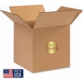 thumbnail image 3 of Small Shipping Boxes, 25-Pack | Kraft Corrugated Cardboard Boxes for Packing, Moving and Storage, Multi-Purpose (12x12x10 Inches), 3 of 7