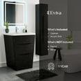 thumbnail image 7 of Eviva Victoria 25" Chest Nut Modern Bathroom Vanity with White Integrated Acrylic Sink, 7 of 7