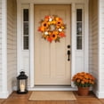 thumbnail image 6 of Halloween Sale Clearance!Fall Decorations for Home, Artificial Fall Wreath Sunflower Maple Leaf Pumpkin Wreath For Thanksgiving Decor, 6 of 7