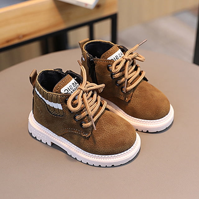 Botas Niños Niños Zapatos Casuales Zapatos Acogedores de Invierno para Niños Niñas (24) Marrón DQrwqpou Tenis De Mujer Tenis De Hombre