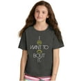 thumbnail image 3 of I Donut Want to Taco Bout it Food Pun Crewneck T Shirts Boy Girl Teen Brisco Brands L, 3 of 6