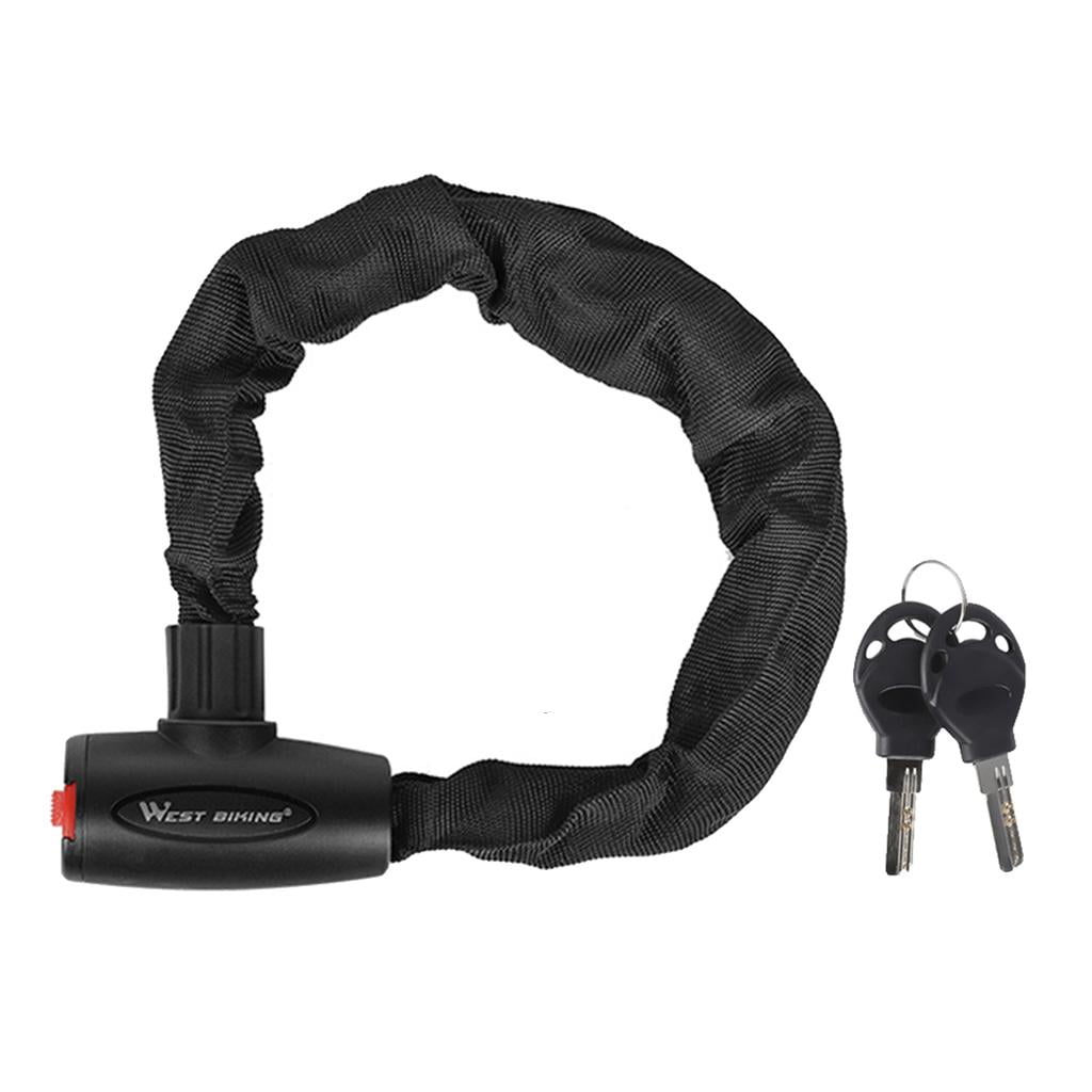 DimyFew Bicycle Cable Lock Anti-theft Bikes Motorcycle Chain Lock with Sleeve 0.6M