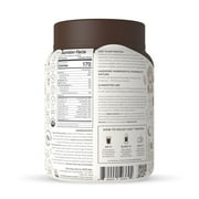 KOS Plant Based Protein Powder, Chocolate USDA Organic - Low Carb Pea Protein Blend, Vegan Superfood with Vitamins & Minerals - Keto, Soy, Dairy Free - Meal Replacement for Women & Men - 15 Servings