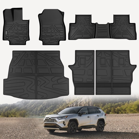 Alfombrillas KARPAL para Toyota Rav4 2019-2025, de TPE, aptas para todo tipo de clima