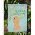 thumbnail image 3 of Carolines Treasures BB7619GF Welcome Friends Buff Cocker Spaniel Flag Garden - Size, 3 of 3