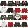 thumbnail image 2 of Men's Basketball Shorts, Embroidered Game Basketball Training Shorts, Chicago Bulls Shorts-QQ, 2 of 3