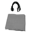 thumbnail image 1 of Paño de repuesto para sillón reclinable gris con cordones para sillas de , orificios para bolsas, sillones reclinables plegables de j Soledad  Malla de repuesto reclinable, 1 of 9