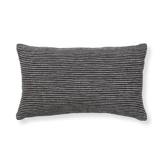 Better Homes & Gardens Grover Black Decorative Pillow Cover 14x24
