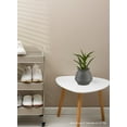 thumbnail image 3 of Serene Spaces Living Artisan Black Ceramic Pot Vase, 5" Dia & 4.5" Tall, 3 of 6