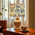 thumbnail image 6 of Chinoiserie Linen Drum Lampshades Delicate Floral Irises Dragonflies Birds Soft Pastel Colors 13"x13"x10" Light Shade for Table Lamps Floor Lamp Shades Lampshade Replacement Assembly Required, 6 of 8