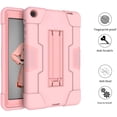 thumbnail image 4 of FIEWESEY for Walmart Onn 8 Pro 8 Inch Tablet Case, Heavy Duty Shockproof Dropproof Hybrid Rugged Armor with Kickstand Full Body Protective Case for Walmart Onn 8 Pro (Model ONA100003561) (Rose Gold), 4 of 7