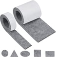 thumbnail image 1 of Fieltro autoadhesivo para muebles, fieltro adhesivo 2 rollos 100 * 10 cm + 100 * 2 cm Corte libre de cualquier tamaño o forma Almohadilla de fieltro antideslizante, 1 of 5