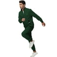 thumbnail image 5 of Weilanxin Men's Tracksuits Sweatsuits for Men Set Track Suits 2 Piece Casual Athletic Jogging Warm Up Full Zip Sweat Suits Armygreen 2XL, 5 of 9