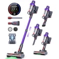 thumbnail image 1 of Aspiradora inalámbrica, 600 W 50 KPA 65 minutos de tiempo de ejecución para el hogar, aspiradora con autopie, carga de montaje en pared y modo automático inteligente, aspiradora de mano para pelo de, 1 of 5
