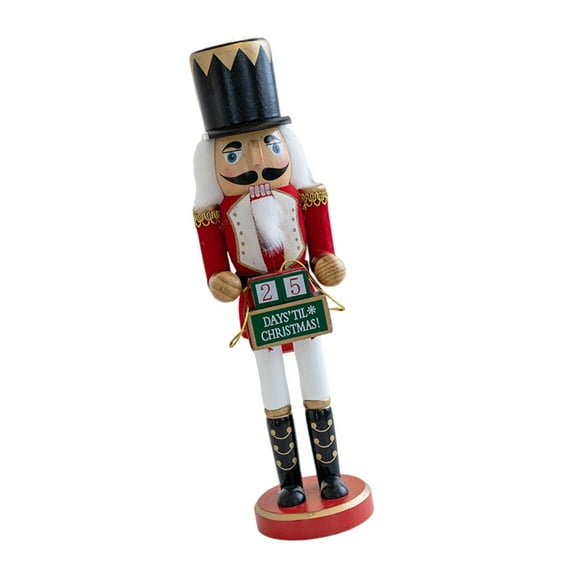 Christmas Decorations Nut Cracker Ornament Wood Walnutcracker Puppet Soldier for Christmas Gift Home Decoration