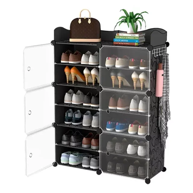 Zapatero Multiusos 6 Niveles Organizador Plástico 24 Pares