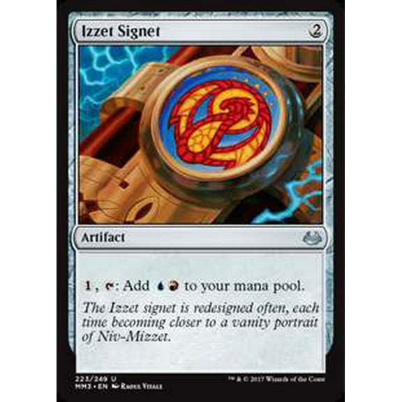 MtG Modern Masters 2017 Edition Uncommon Izzet Signet (FOIL) #223