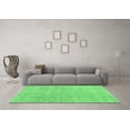 thumbnail image 3 of Ahgly Company Indoor Round Oriental Emerald Green Industrial Area Rugs, 5' Round, 3 of 4