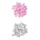 thumbnail image 1 of Ramo de flores artificiales de bayas de espuma con tallo de alambre flexible para guirnaldas de flores DIY y coches de boda. 400 rosa + blanco plateado, 1 of 9
