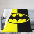 thumbnail image 2 of Manta de franela de Batman, suave y acogedora manta de felpa para todas las estaciones para niños y niñas, manta cálida y ligera para sofá cama o viaje de 40 x 30 pulgadas, 2 of 8