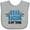 AC-Heather Grey, variant on Inktastic Drag Racing is My Thing with Flags Boys or Girls Baby Bib