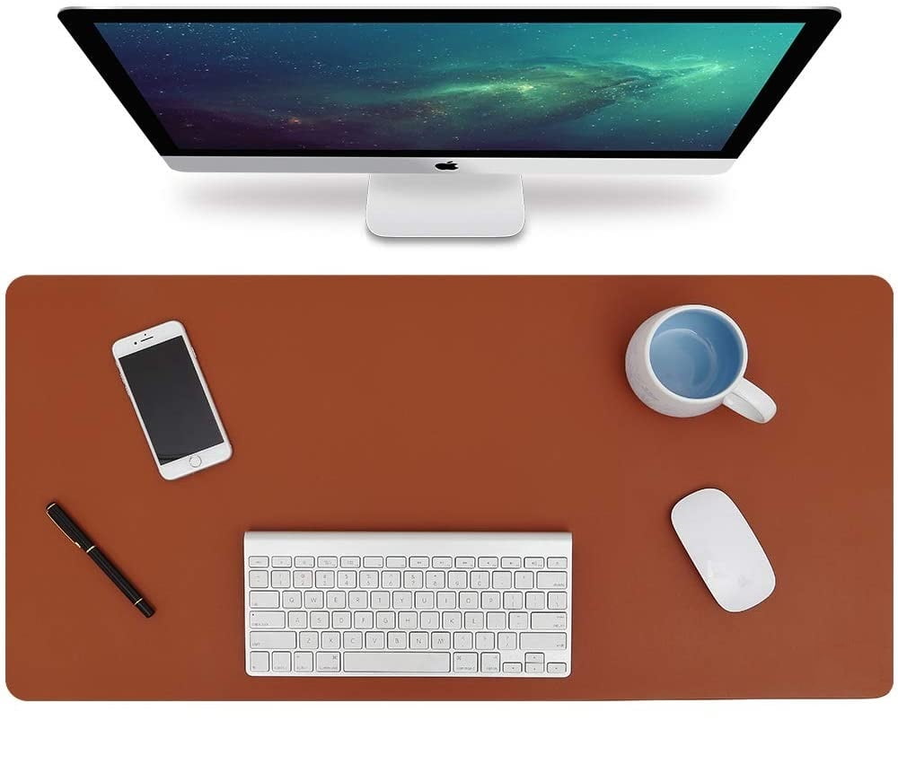 Large PU Leather Dual Sided Desk Pad Anti-Skid for Office ...