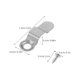 thumbnail image 2 of PTOOTP 120Jgo Clips Metálicos Para Sujetar Marcos Con Tornillos Para Exhibición Duradera En Hogar O Galería, 2 of 6