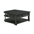 thumbnail image 6 of Charcoal Lift Top Coffee Table with Storage Drawer & Open Shelves - Durable Wood & Elm Veneer, 38" W, Classic Modern Style for Living Room & Workstation, 6 of 12
