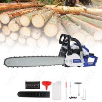 YNCE Gas Chainsaw 58CC 2-Cycle Gasoline Powered Chainsaw 20 Inch Handheld Cordless Petrol Chain Saws For Forest, Wood, Garden and Farm Cutting Use