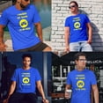 thumbnail image 3 of Greenyef Graphics I Paused My Game to Be Here Gamer Gift Funny Tee Men's T-Shirt Style-27 (Royal Blue & Yellow, Medium), 3 of 6