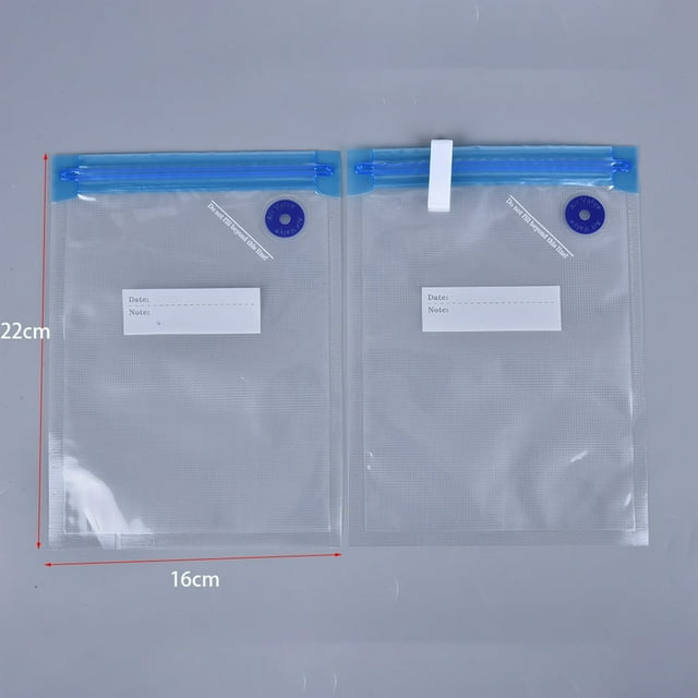 YOPTOP 11 Pcs Sacs Scellés sous Vide pour Conservation des Aliments Sacs en Plastique pour Grains