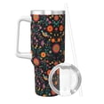 thumbnail image 2 of Uemuo Mexican Flower And Birds Print 40oz Ice Bully With Handle And Straw Stainless Steel Vacuum Insulated Cup And 2 In 1 Straw Lid Insulated Travel Tumbler, 2 of 8