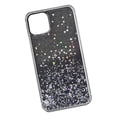 thumbnail image 4 of Funda de teléfono con lentejuelas brillantes y purpurina de lujo para teléfono. IPhone11 negro, 4 of 9
