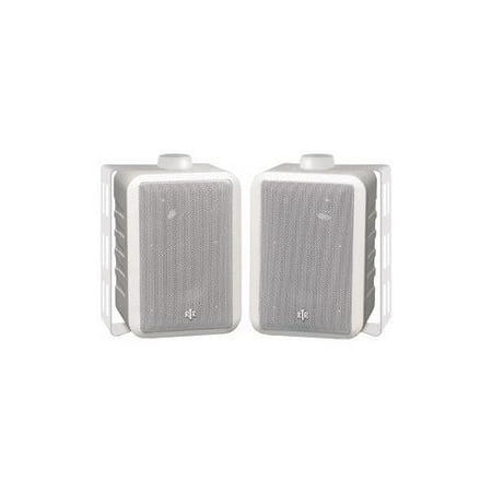 BIC RTR RTRV44-2W Indoor Outdoor 3-Way Speakers (White) BICRTRV442W