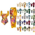 thumbnail image 3 of Beach Spa Swimsuit Three-Piece Set French Retro One-Piece Bikini, 3 of 3