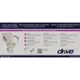 thumbnail image 3 of Drive Medical RTL12087 Bathroom Grab Bar for Toilets, White, 3 of 6