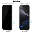 thumbnail image 5 of UZWZW (4+2) for iPhone 16 Pro Max (6.9 inch) Privacy Screen Protector Tempered Glass with Camera Lens Protector, 5 of 7