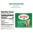 Red Rose Naturally Decaffeinated Black Tea, 48 Ct