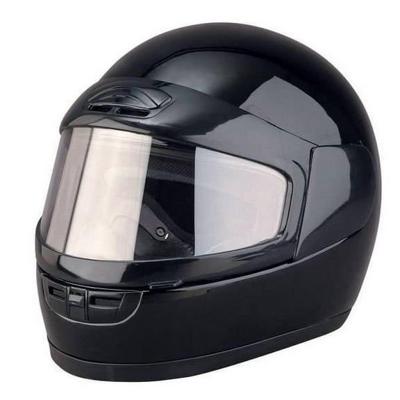Raider Youth Black Snowmobile Helmet Medium